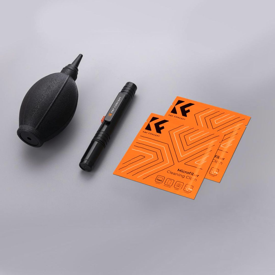 K&F Concept 4u1 set za čišćenje (pumpica, olovka, 2x krpica) SKU.1917 - 4